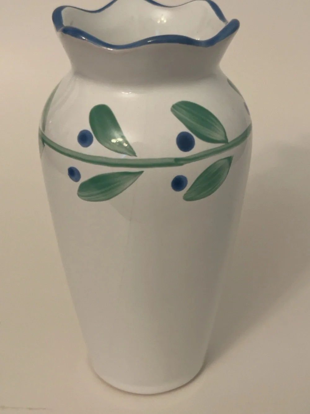 Dansk Portugal Hand-Painted Ceramic Vase – 6 Inches
